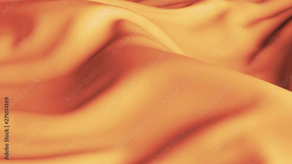 Poster 3d render smooth background with cloth deformation and folding. elegant beautiful simple surface. lo