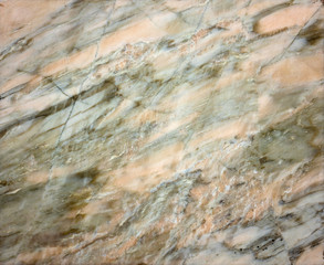 texture of natural light marble with darker veins of green, black, gray. Abstract drawing.