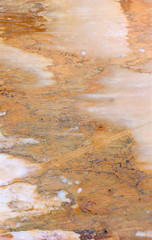 texture of natural light marble with darker veins of green, black, gray. Abstract drawing.