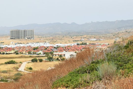 Beautiful suumer Cyprus nature background