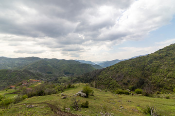 Fototapeta na wymiar The wild nature of Rhodope mountain in Bulgaria