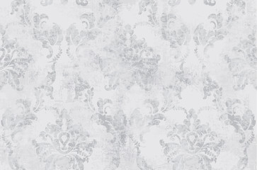 Baroque texture pattern Vector. Floral ornament decoration. Victorian engraved retro design. Vintage grunge fabric decors. Luxury fabrics