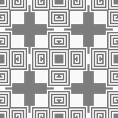 Obraz premium Grey and white pattern with simple design