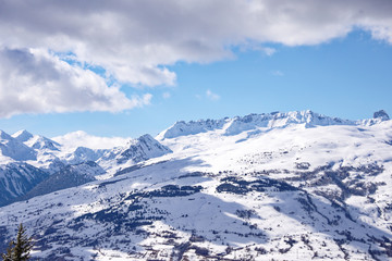 Plakat Les arcs - massif du Mont Blanc