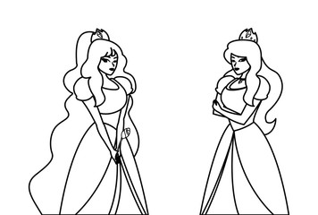 beautiful princesses of tales characters