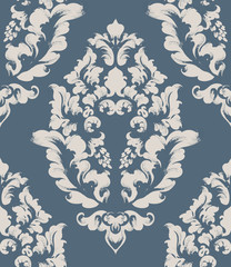 Baroque texture pattern Vector. Floral ornament decoration. Victorian engraved retro design. Vintage grunge fabric decors. Luxury fabrics