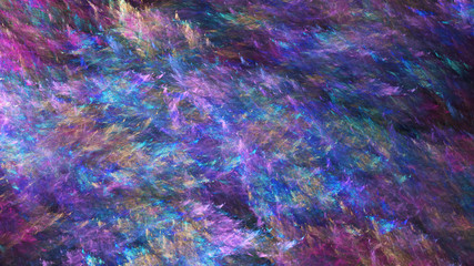 Obraz premium Abstract fantastic blue and violet clouds. Colorful fractal background. Digital art. 3d rendering.