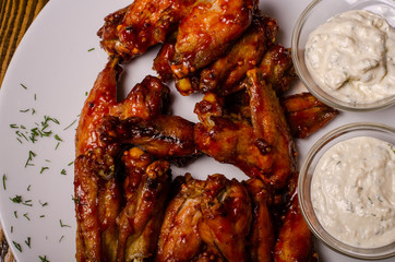 chicken wings food dish