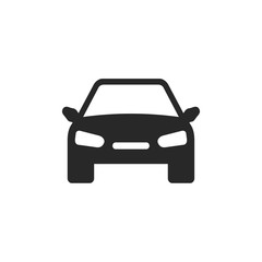 car icon vector isolated illustration. Flat icon Car symbol logo design inspiration