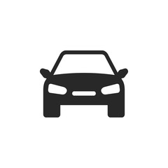 car icon vector isolated illustration. Flat icon Car symbol logo design inspiration