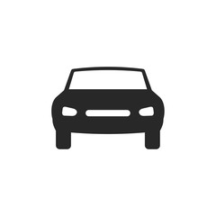 car icon vector isolated illustration. Flat icon Car symbol logo design inspiration