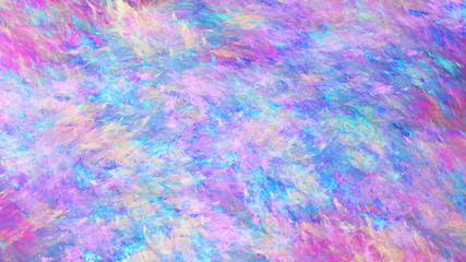 Abstract fantastic blue and violet clouds. Colorful fractal background. Digital art. 3d rendering.