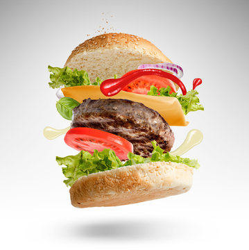 Hamburger esplosivo, creativit&agrave; in cucina