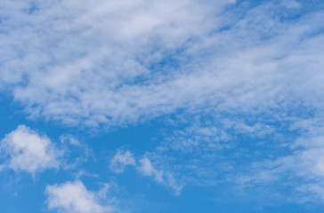 Blue sky with clouds. for background or texture