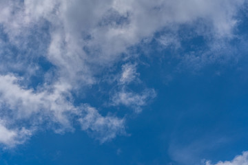 Blue sky with clouds. for background or texture