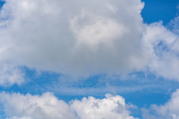 Blue sky with clouds. for background or texture