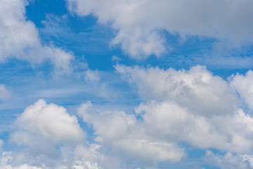 Blue sky with clouds. for background or texture