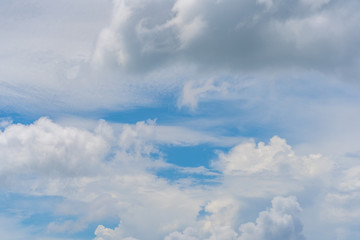 Obraz premium Blue sky with clouds. for background or texture