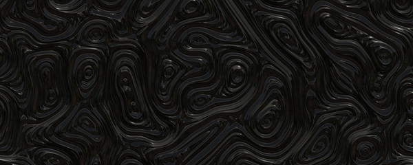 Wavy black liquid background