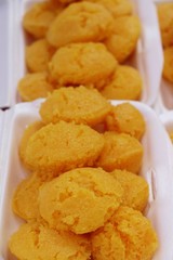 Toddy Palm Cake (Kanom Tarn) , Thai dessert
