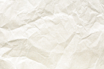 Old brown crumpled paper texture