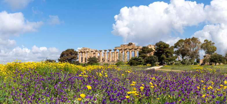 Temple de Selinunte, Sicile, Italie
