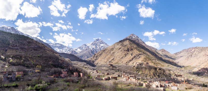 Imlil et le Mont Toubkal au Maroc