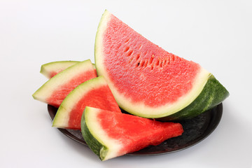 fresh watermelon isolated on white background