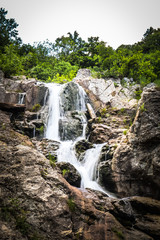 Fototapeta na wymiar Waterfall Mokranjske Stene in village mokranje near the Negotin, in Serbia