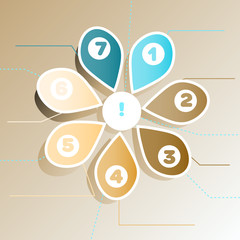 color drawing with infarmation sense, infographics