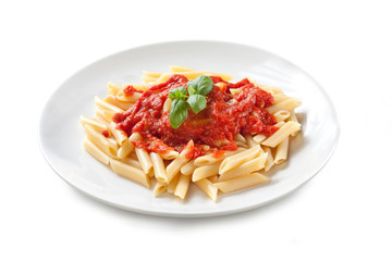 Pasta with Tomato Sauce and Basil – 