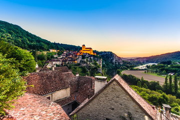 Saint Cirq Lapopie in Lot, France