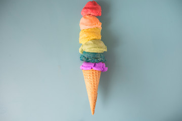 Ice cream for lgbt party