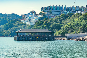 Blake Pier at Stanley. Stanley bay. Hong Kong island.