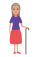 old woman avatar cartoon character