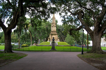 Confederate memorial in Forsyth Park