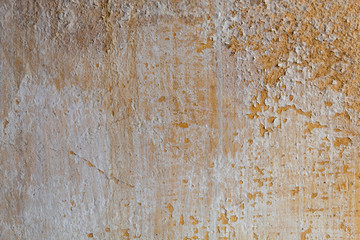 Old Weathered Peeling Beige Damaged Concrete Wall Texture