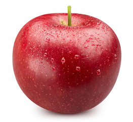 Red apple isolated on white