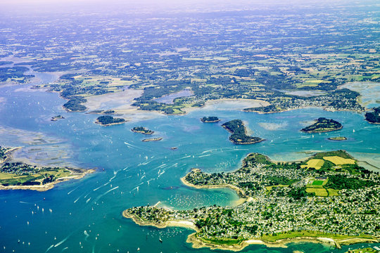 sud Finist&egrave;re, les Gl&eacute;nanset le Golfe du Morbihan