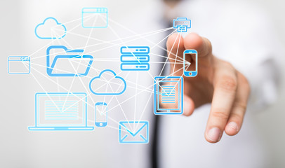 data code binary concept