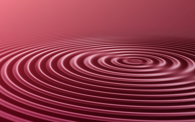 Fototapeta na wymiar red liquid ripples
