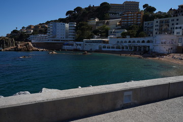 Sant Feliu de Guixols. Village in Costa Brava. Girona. Catalonia,Spain