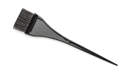Top view of professional hair dye brush - Powered by Adobe