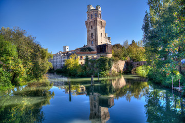 Historical observatory tower in Padua, Italy