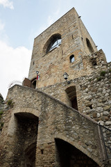 Fototapeta na wymiar Medieval Tower Padenghe Garda Lake Italy
