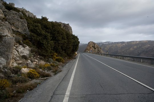 countryside ahead highway