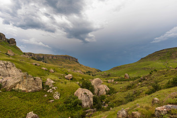 Rain in the mountains