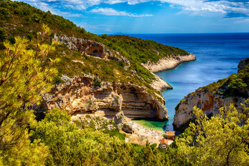 Stiniva cove, Vis island - Croatia