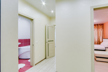 Russia, Moscow- september 20, 2017: interior room apartment.