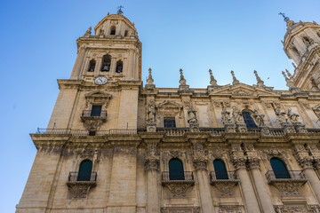 Fototapeta premium Assumption of the Virgin Cathedral (Santa Iglesia Catedral - Museo Catedralicio), Jaen, Andalucia, Spain